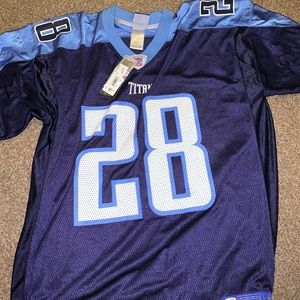 Chris Johnson Titans jersey sizeXL